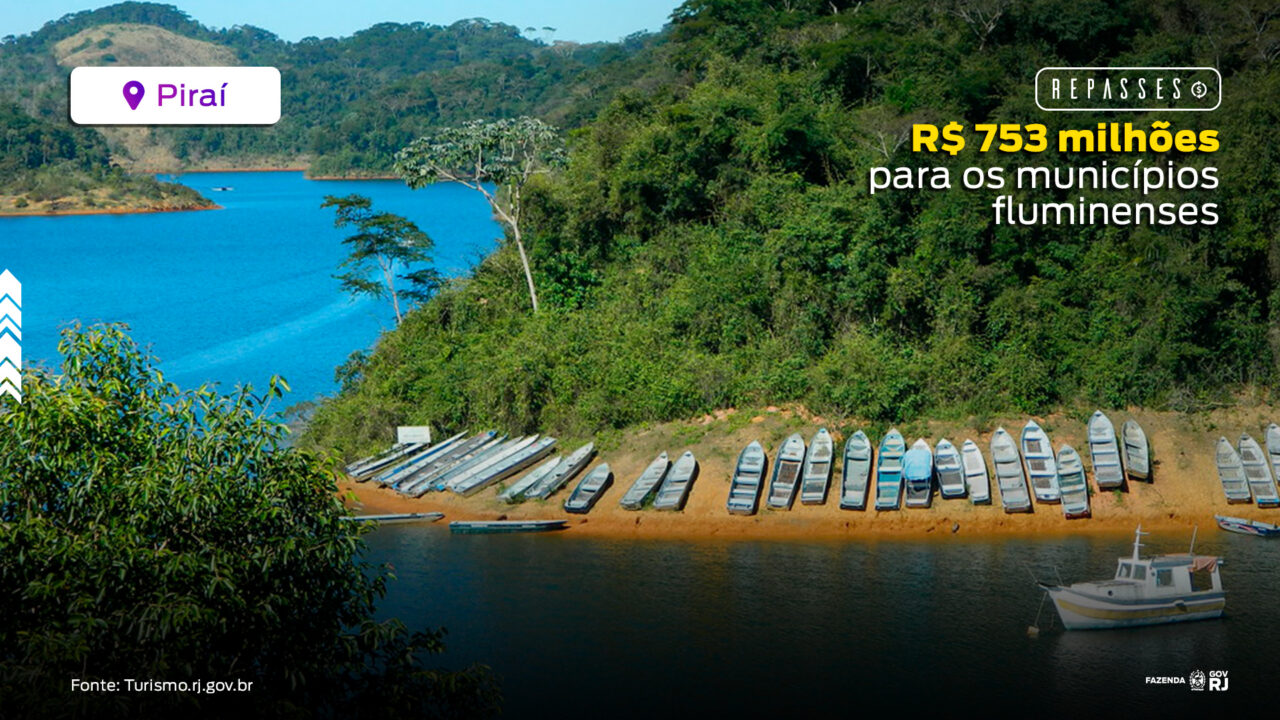 Governo do Estado repassa R$ 753 milhões para as prefeituras fluminenses